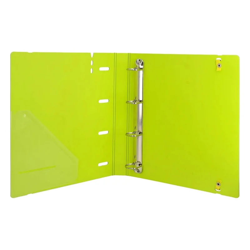 Biro Time Vermont Binder, A4, 4 rings with elastic band, blue