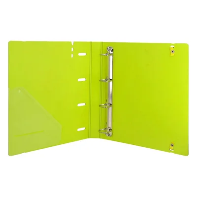 Biro Time Vermont Binder, A4, 4 rings with elastic band, blue