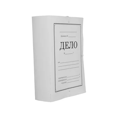 Folder “File”, with cardboard back, 600 g/m2, width 8 cm, 10 pcs