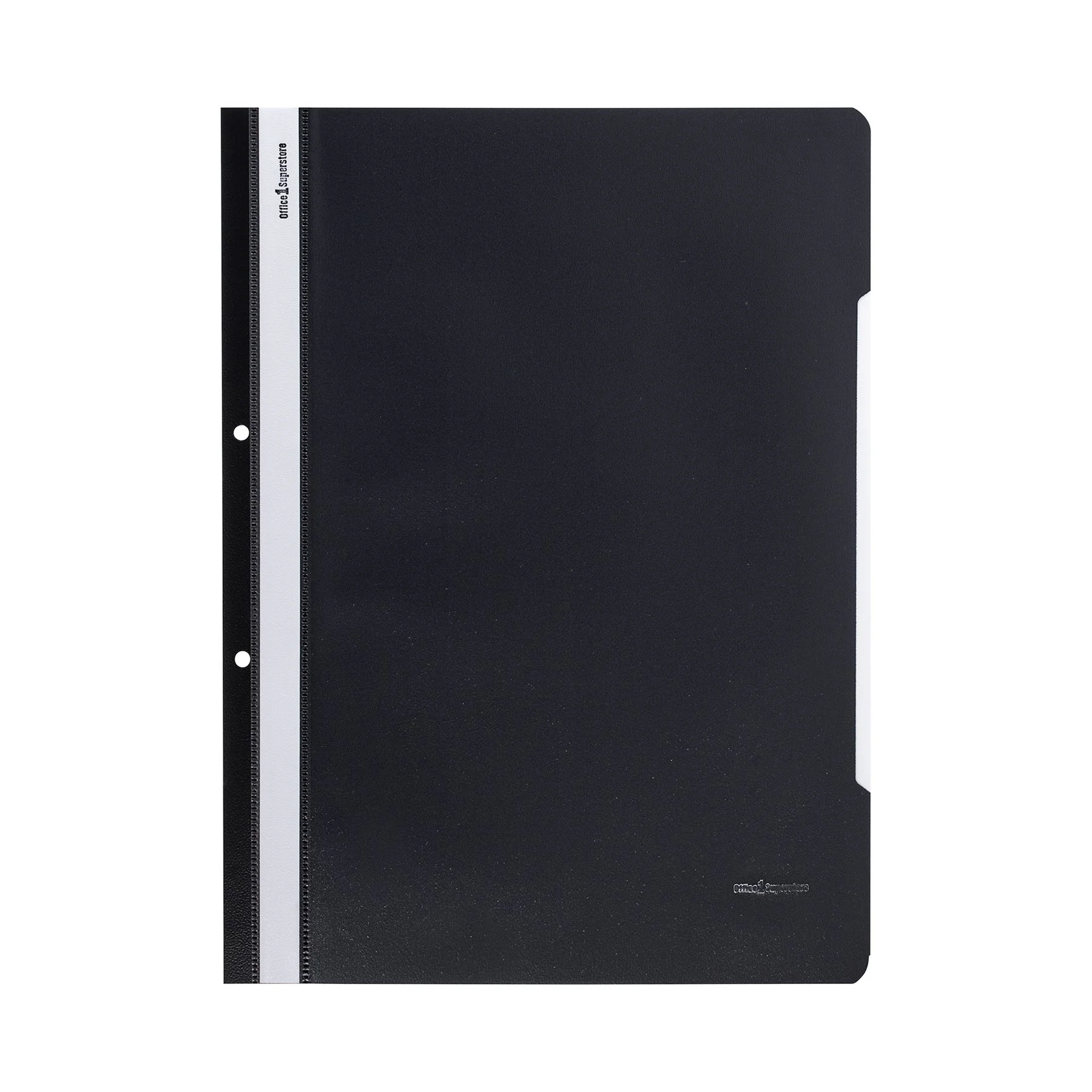 Office 1 Folder, PP, perforated, black, 12 pcs