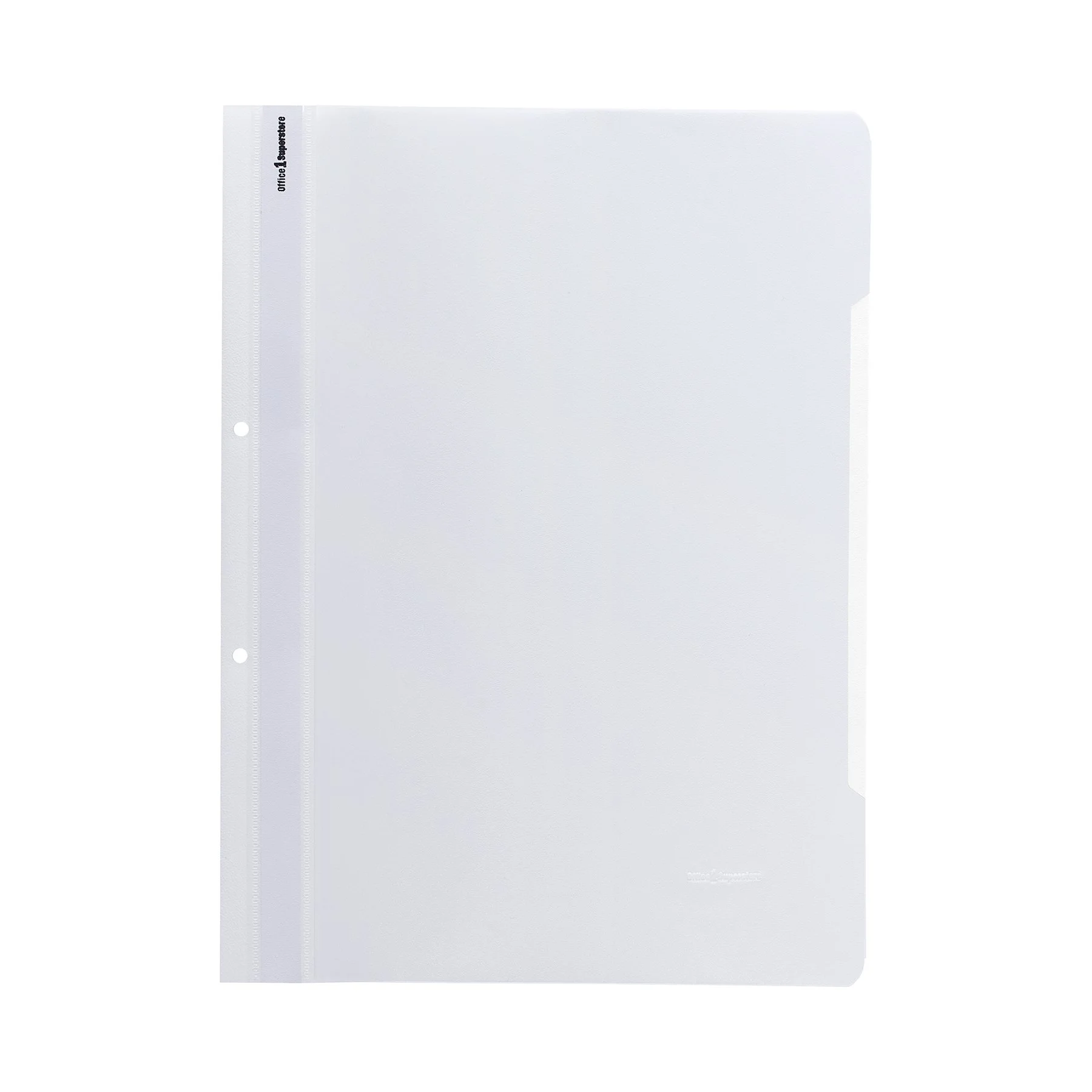 Office 1 Folder, PP, perforated, white, 12 pcs