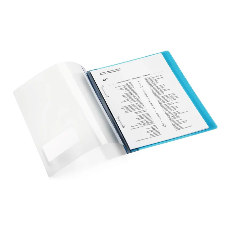 Durable Folder, A4+, PP, with business card pocket, green