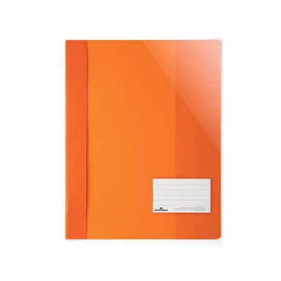Durable Folder, A4+, PP, with business card pocket, orange