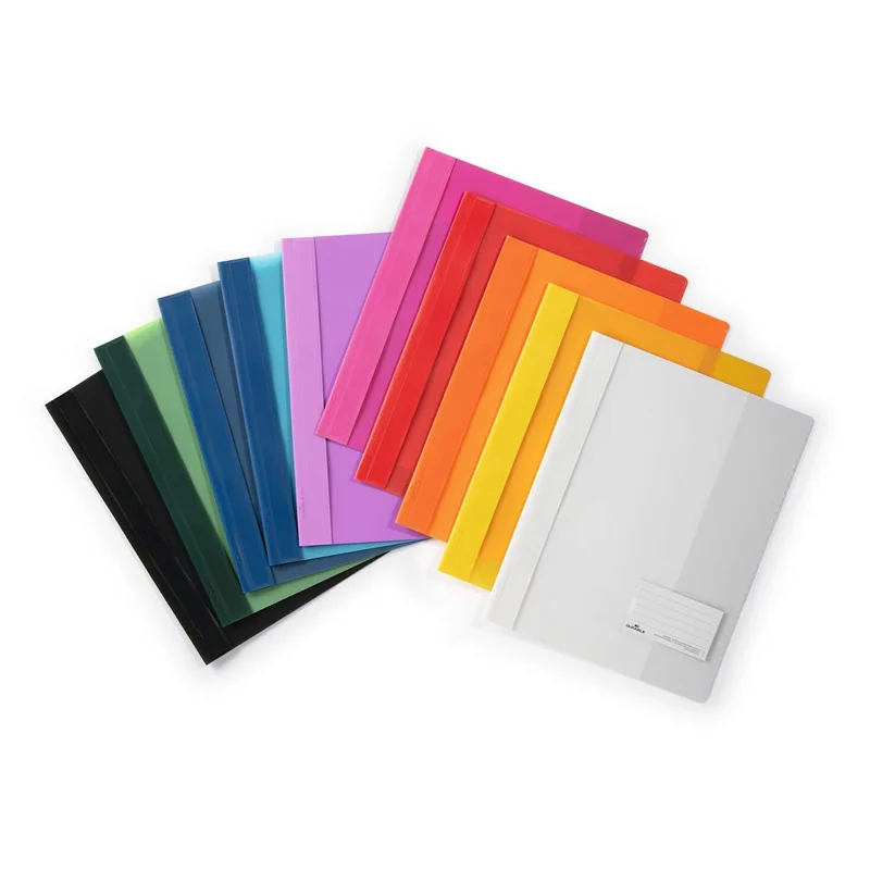 Durable Folder, A4+, PP, with business card pocket, orange
