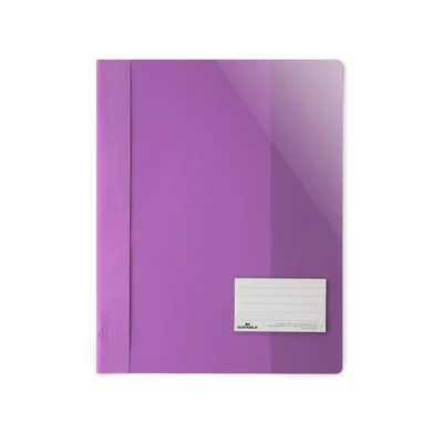Durable Folder, A4+, PP, with business card pocket, light purple