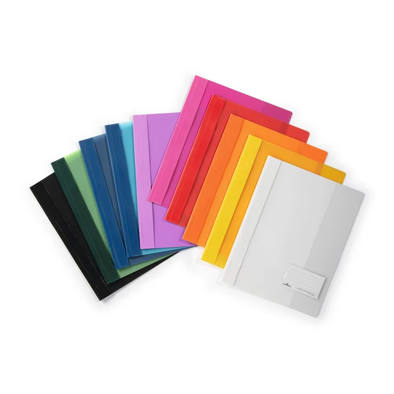 Durable Folder, A4+, PP, with business card pocket, light purple