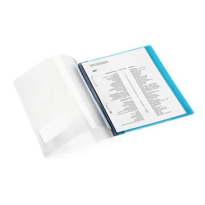 Durable Folder, A4+, PP, with business card pocket, blue