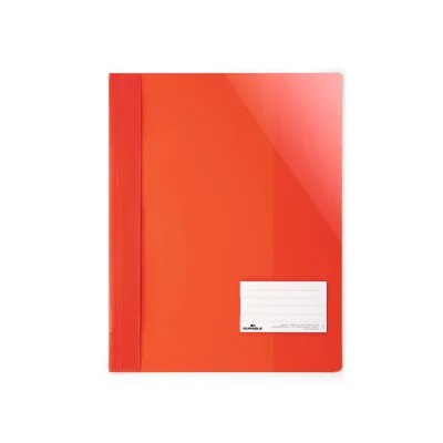 Durable Folder, A4+, PP, with business card pocket, red