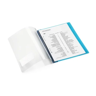 Durable Folder, A4+, PP, with business card pocket, red