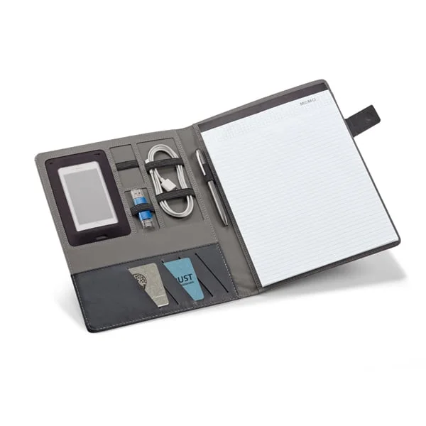 Hi!dea Conference folder, A4, fabric, gray