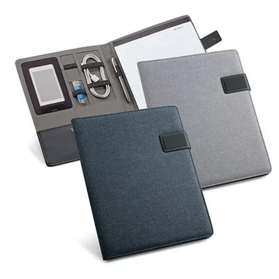 Hi!dea Conference folder, A4, fabric, gray