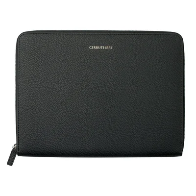 Cerruti 1881 Conference folder Hamilton, A4, black, with writing pad