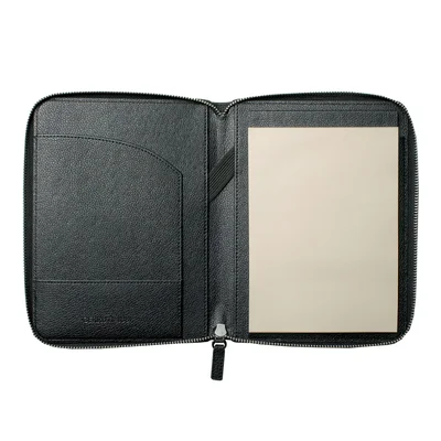 Cerruti 1881 Conference folder Hamilton, A4, black, with writing pad