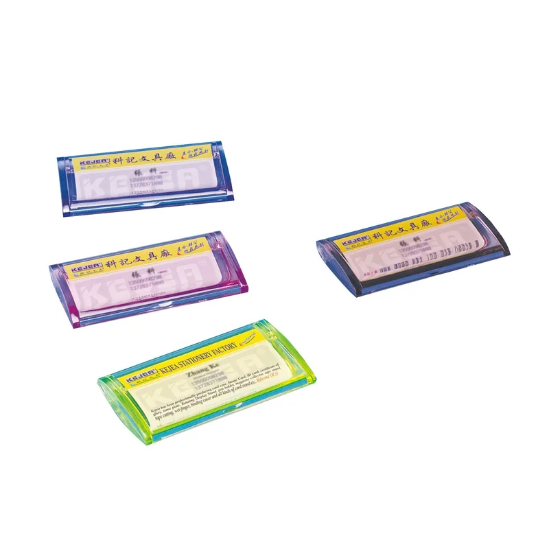 KEJEA Box - business card holder, plastic, transparent