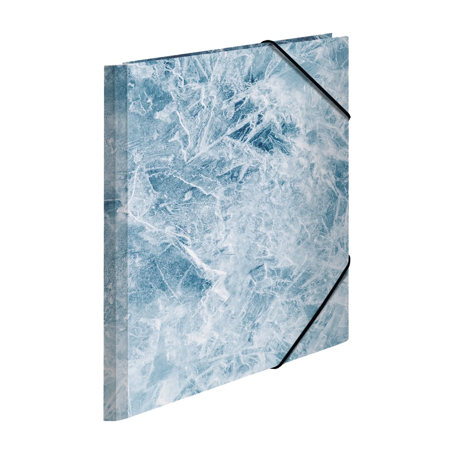 Herma Folder Nature, cardboard, with elastic, A4, ice