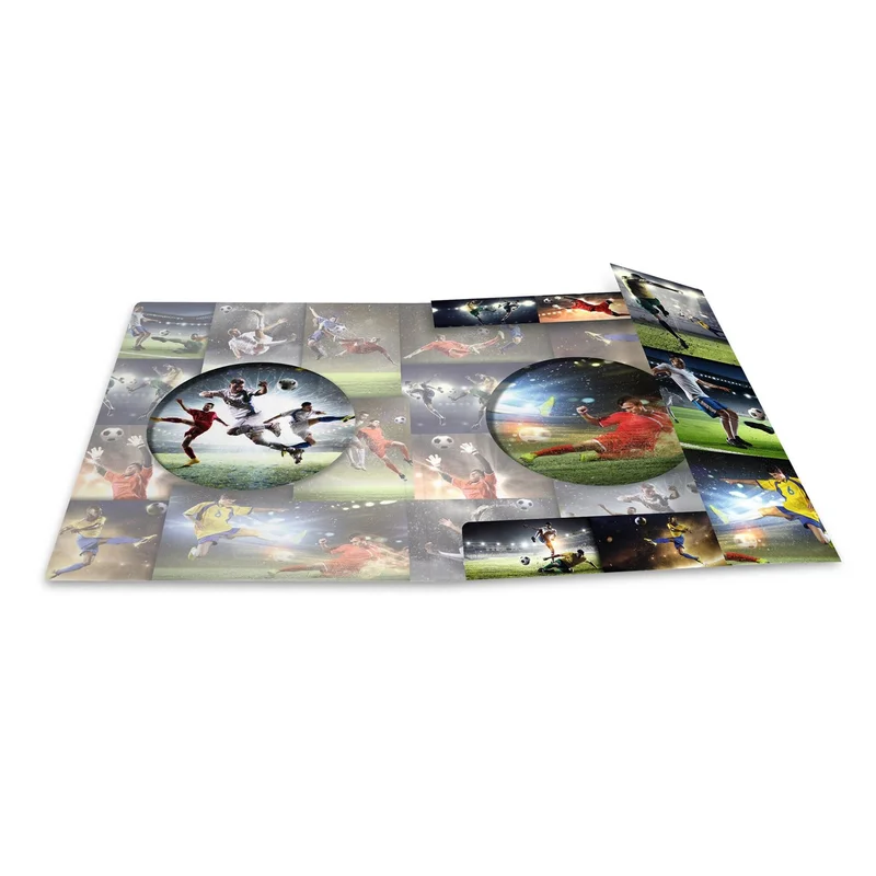 Herma Folder Football, cardboard, with elastic, A4