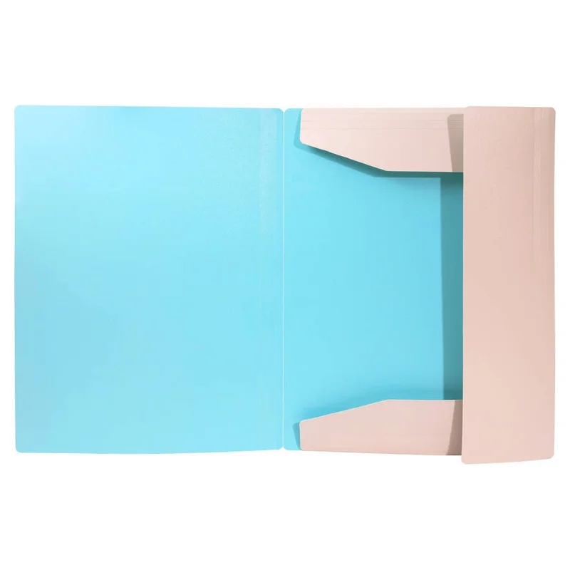 Biro Time Mapp Folder, with elastic, A4, peach