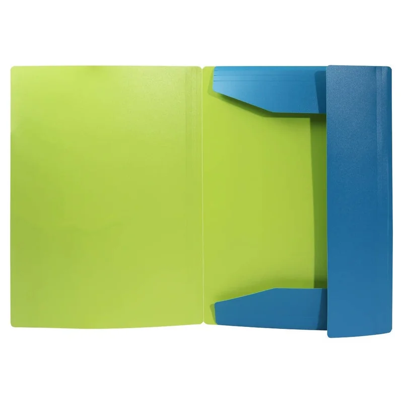 Biro Time Mapp Folder, with elastic, A4, blue
