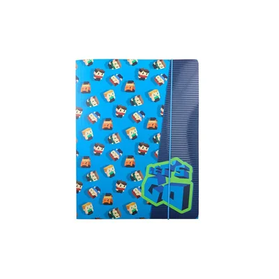 Play Apex 10 Folder, with elastic, for boys, 10 mm, assorted, 1 pc