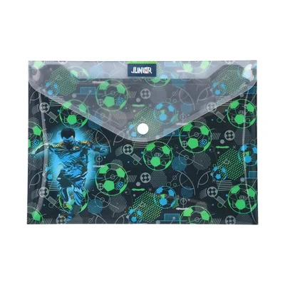 JUNIOR ENLO 5 SNAP BUTTON FOLDER A5 BOYS