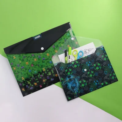 JUNIOR ENLO 5 SNAP BUTTON FOLDER A5 BOYS