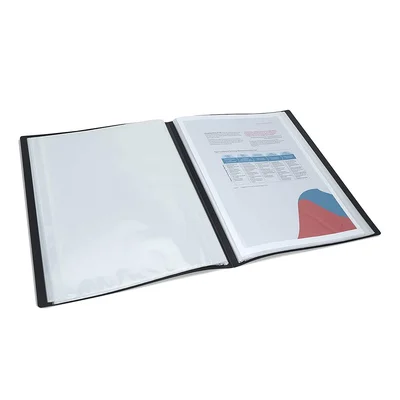 Rapesco Folder Germ-Savvy, PP, 40 pockets, black