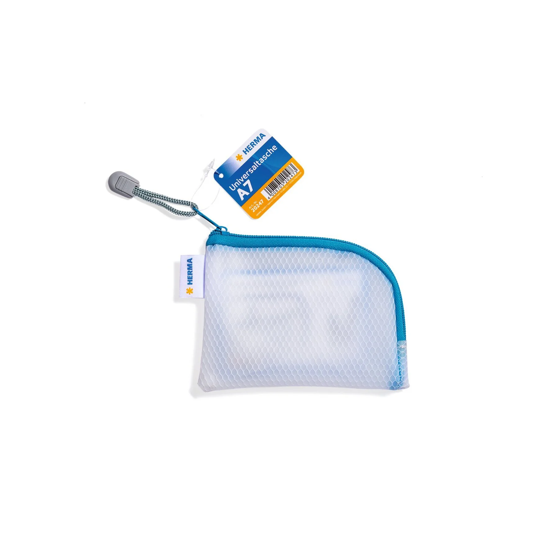Herma Folder Universal, A7, with zipper, blue