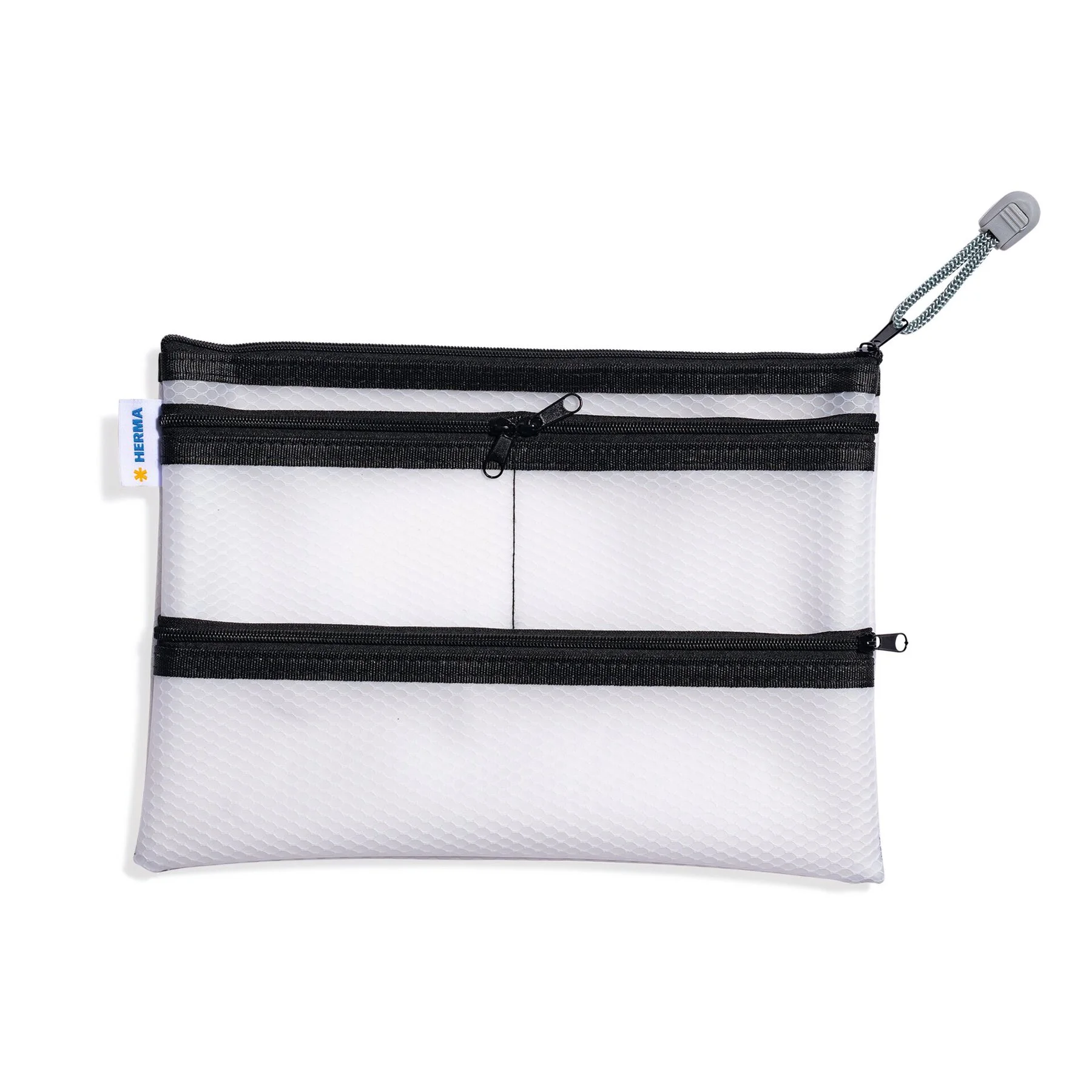 Herma Folder Universal Multibag, A5, with 4 compartments, with black zipper