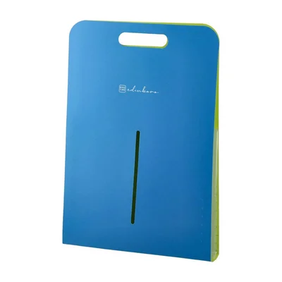 Biro Time Edinboro Expanding File, with 5 dividers, vertical, blue