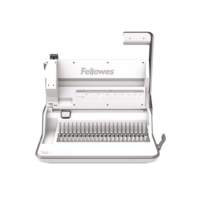 Fellowes Lyra Binding Machine, Manual, 3 in 1, Up to 300 Sheets