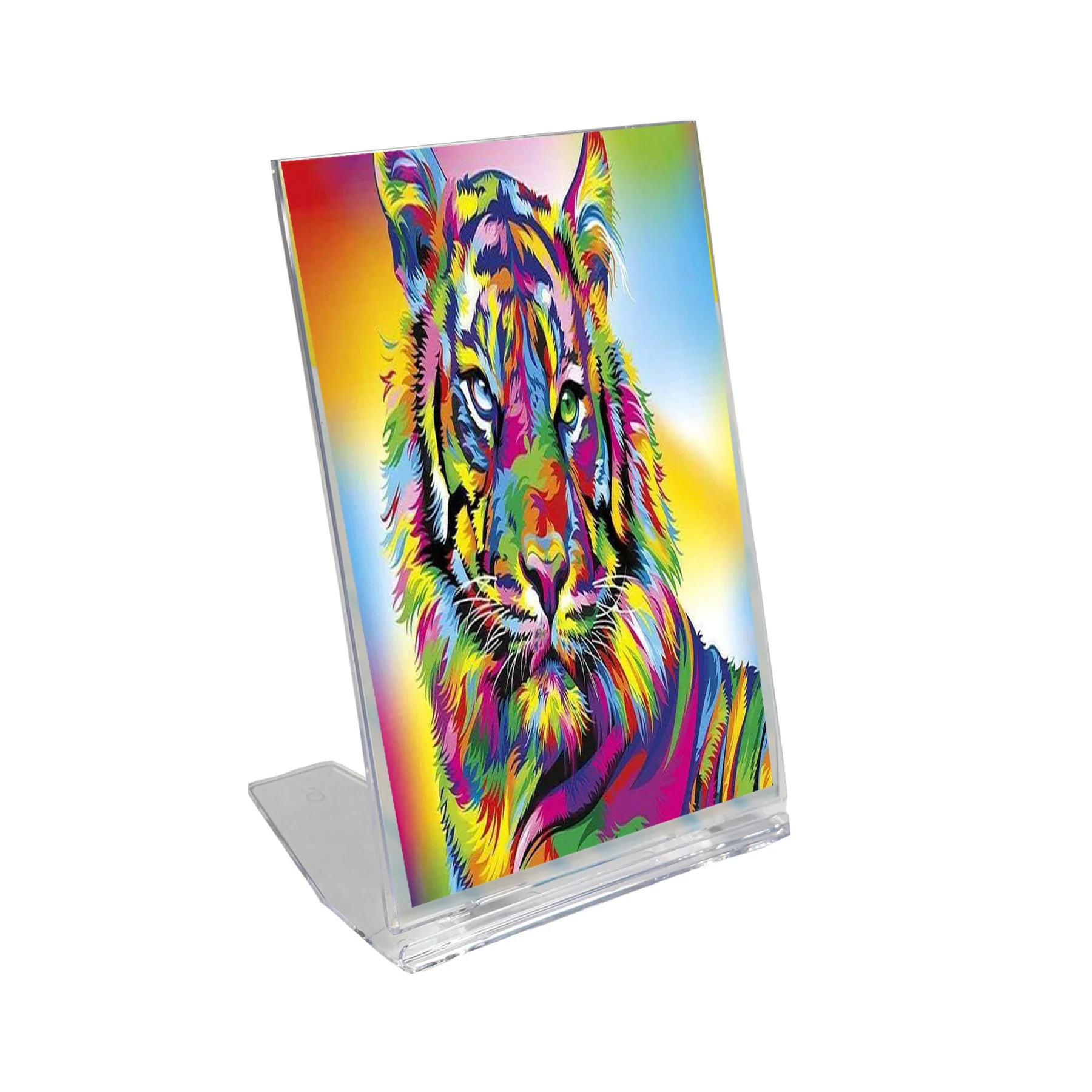 KEJEA Display stand, with adjustable angle, vertical, A4, transparent