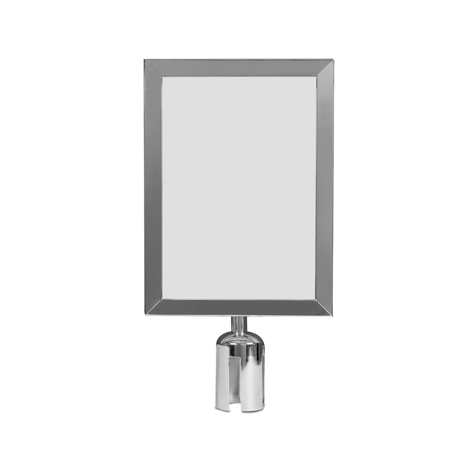 Frame for Queue Stand, A4, chrome