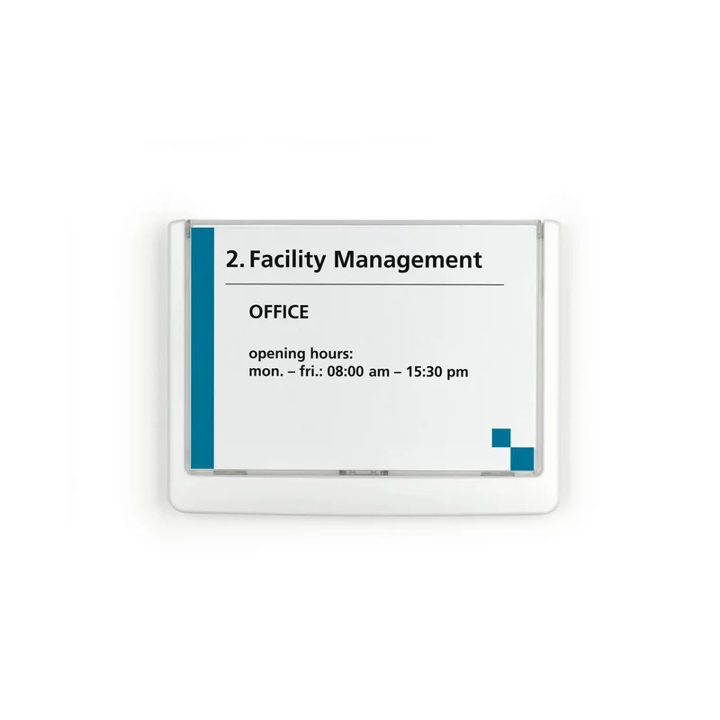 Durable Door Sign Click Sign, 149 x 105.5 mm, graphite