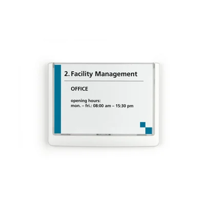 Durable Door Sign Click Sign, 149 x 105.5 mm, graphite