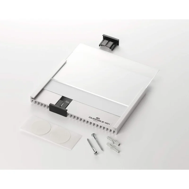 Durable Door Sign Info Sign, 149 x 105.5 mm, silver