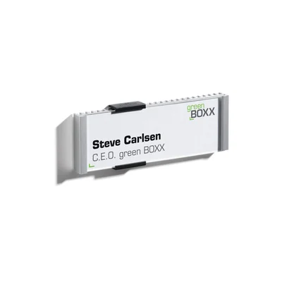 Durable Door sign Info Sign, 149 x 52.5 mm, silver