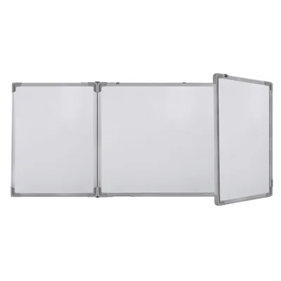 Office 1 Whiteboard, triple, 120 x 360 (90 + 180 + 90) cm, magnetic, aluminum frame