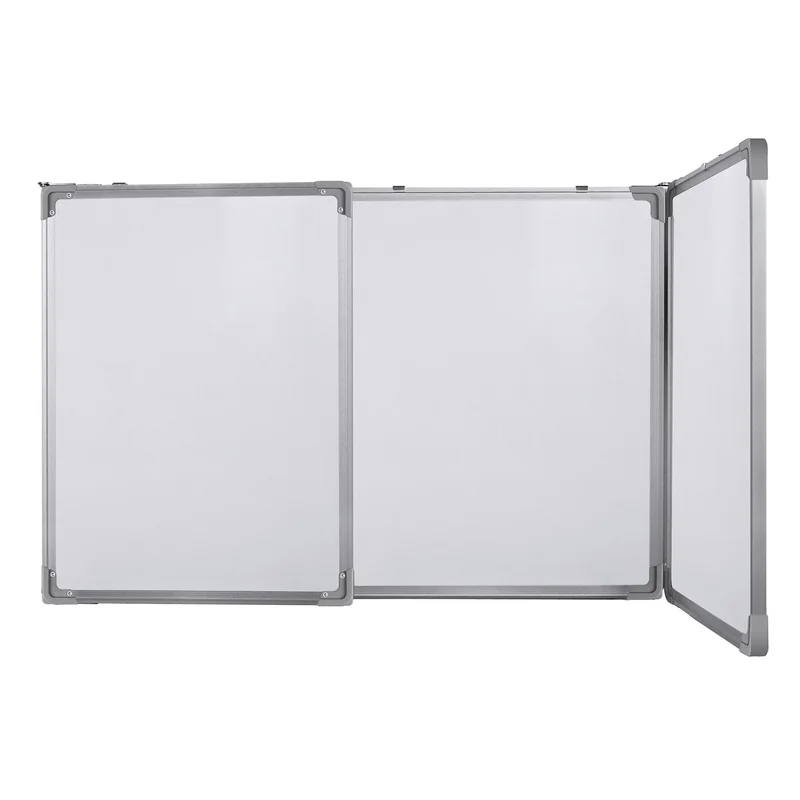 Office 1 Whiteboard, triple, 120 x 360 (90 + 180 + 90) cm, magnetic, aluminum frame