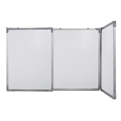 Office 1 Whiteboard, triple, 120 x 360 (90 + 180 + 90) cm, magnetic, aluminum frame