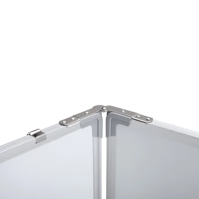 Office 1 Whiteboard, triple, 120 x 360 (90 + 180 + 90) cm, magnetic, aluminum frame