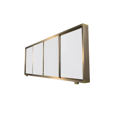 Office 1 Whiteboard System Double Sliding, for 65'' Display