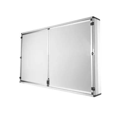 Office 1 System Whiteboard Wings, magnetic, with 2 wings, for 86'' display