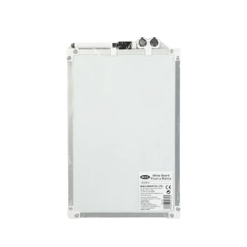 BEIFA BOARD WHITE SETTING DOUBLE-SIDED WITH MARKER AND MAGNITES 20x30 CM