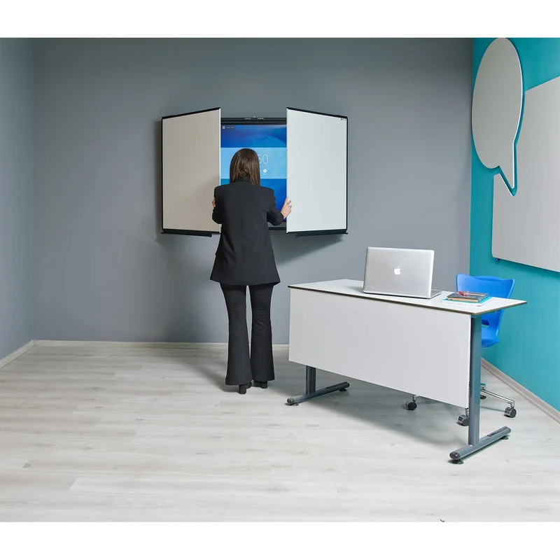 Office 1 Whiteboard Wings, ceramic, with 2 wings, for 65'' display