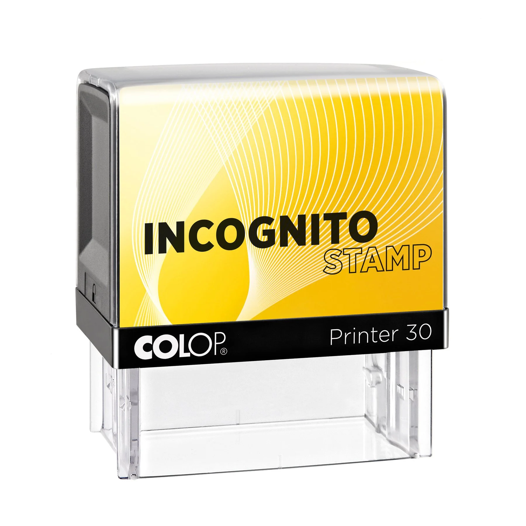 Colop Stamp Incognito Printer 30, rectangular, 18 x 47 mm, black