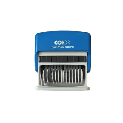 Colop Stamp S120/13, leva and euro, black
