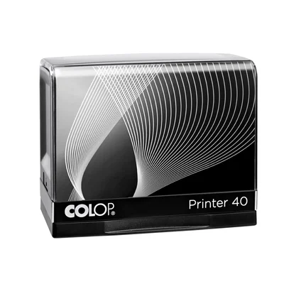 Stamp Colop Printer 40, rectangular, 23 x 59 mm, black