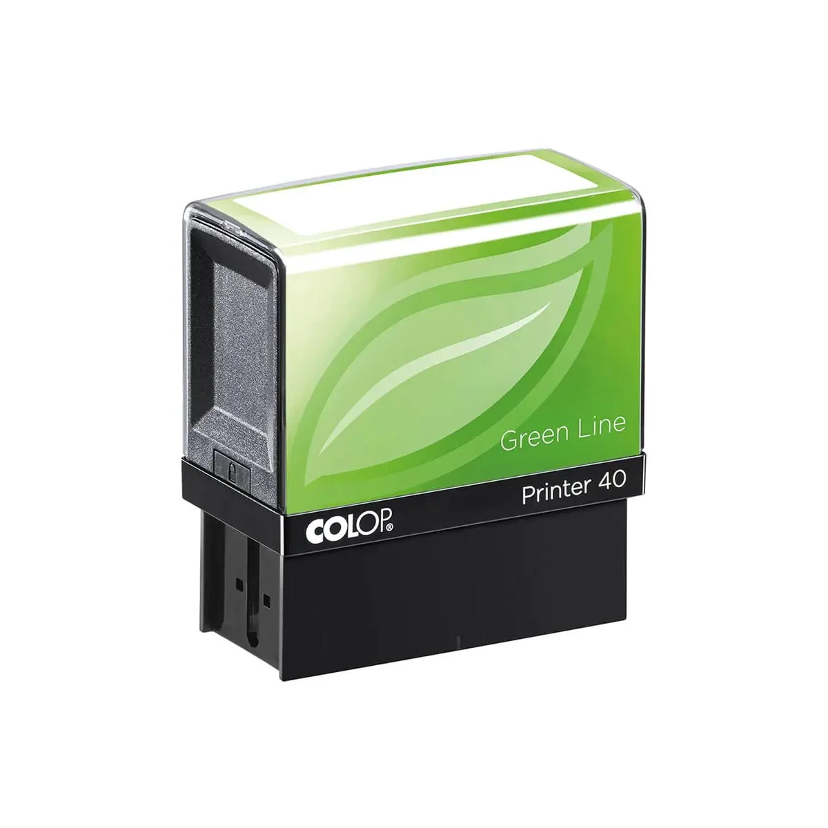 Colop Stamp Green Printer 40, rectangular, 23 x 59 mm, blue, with pad