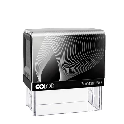 Stamp Colop Printer 50, rectangular, 30 x 69 mm, black