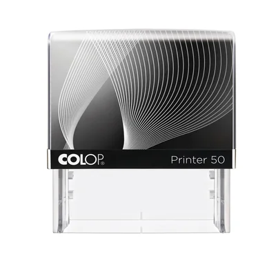 Stamp Colop Printer 50, rectangular, 30 x 69 mm, black